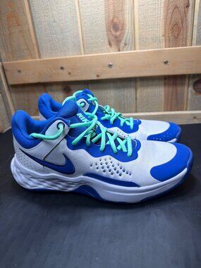Nike Fly.By Mid 3 White Game Royal Blue Mens 9 Basketball DD9311-102